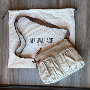 MZ Wallace crossbody bag neutral sand color